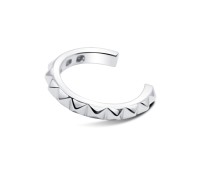Spike Silver Ear Cuff EC-1285